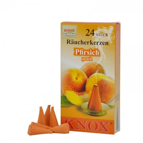 German Peach Incense Cones Raeucherkerzen