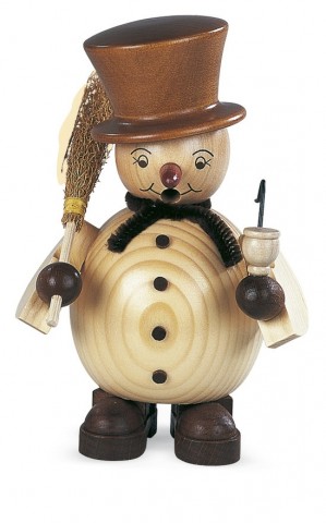 Mueller Small Smoker Snowman Natural Finish - TEMPORARILY OUT OF STOCK