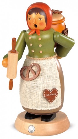 Mueller Smokerman Erzgebirge Gingerbread Saleswoman