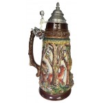 Wildlife Grotto with OWL - 2 Liter Beer Stein
