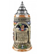 500 Year Anniversary German Beer Purity Law Beer Stein Full Color 1L - TEMPORARILY OUT OF STOCK