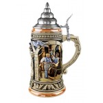 500 Year Anniversary German Beer Purity Law Beer Stein Full Color 1L 