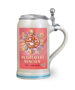 The Official Munich Oktoberfest Beer Stein 2020 - 1 Liter with Lid - TEMPORARILY OUT OF STOCK