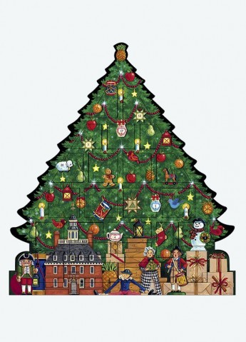 Byers Choice Advent Calendar Williamsburg Christmas Tree - TEMPORARILY OUT OF STOCK