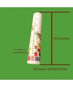 Advent Candle Santa 60 Hours of Burn Time