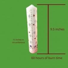 Advent Candle Snowmen 60 Hours of Burn Time - TEMPORARILY OUT OF STOCK