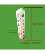 Advent Candle Woodland 60 Hours of Burn Time - TEMPORARILY OUT OF STOCK