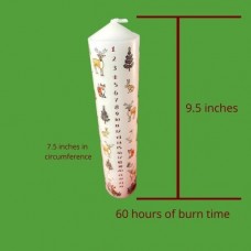 Advent Candle Woodland 60 Hours of Burn Time - TEMPORARILY OUT OF STOCK