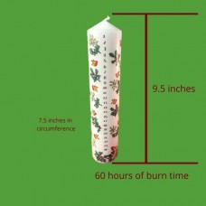 **TEMPORARILY OUT OF STOCK** Advent Candle Holly 60 Hours of Burn Time