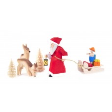 Bettina Franke - Santa Claus in Forest 5 Piece Set - TEMPORARILY OUT OF STOCK