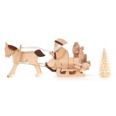 Bettina Franke - Santa on Sled 2 Piece Set - TEMPORARILY OUT OF STOCK