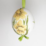Christmas Easter Salzburg Hand Painted Easter Egg - Daffodils - TEMPORARILY OUT OF STOCK