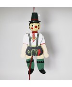 German Hampelmann Jumping Jack Wooden Toy - Bavarian Boy - TEMPORARILY OUT OF STOCK
