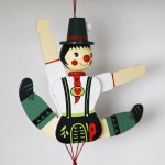 German Hampelmann Jumping Jack Wooden Toy - Bavarian Boy - TEMPORARILY OUT OF STOCK