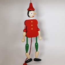 German Hampelmann Jumping Jack Wooden Toy - Pinocchio - TEMPORARILY OUT OF STOCK