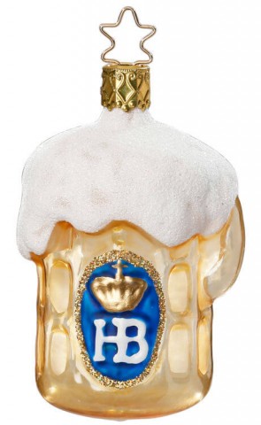 Inge-Glas Ornament Hofbrauhaus Beer Stein
