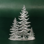 Special Set - Wilhelm Schweizer Unpainted Pewter - Pine Tree Set - 4 Piece