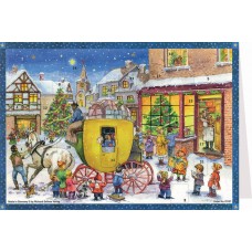 Weihnachtskarte Advent Calendar Card - TEMPORARILY OUT OF STOCK