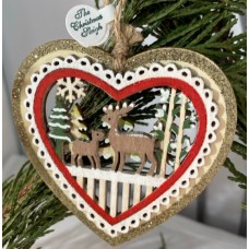 A Wooden Deer Heart - TEMPORARILY OUT OF STOCK