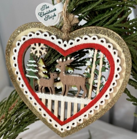 A Wooden Deer Heart - TEMPORARILY OUT OF STOCK