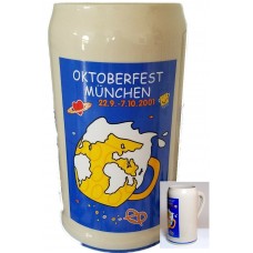 The Official Munich Oktoberfest-Stein 2001 Beerstein - 1,0 Liter