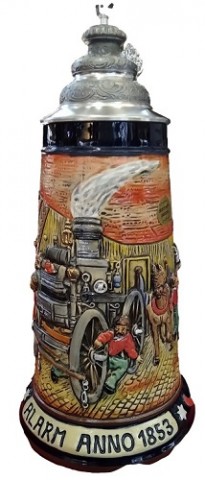 The Fire Engine German Beer Stein