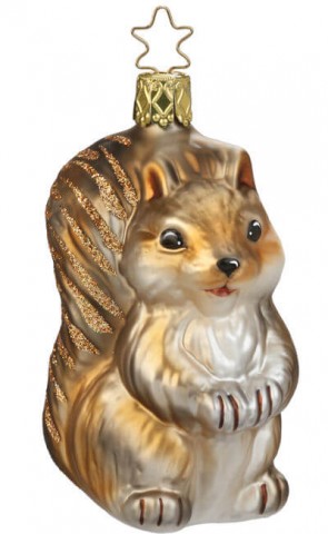 Inge Glas Squirrel "Forest Acrobat" Glass Ornament