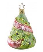 Inge Glas "Baby's First Christmas" Glass Ornament - Pink - TEMPORARILY OUT OF STOCK