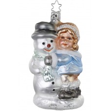 Inge Glas Frosty Fellow Glass Ornament