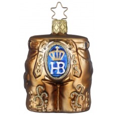 Inge Glas Hofbrauhaus Lederhosen Glass Ornament