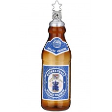Inge Glas Hofbrauhaus Beer Bottle Glass Ornament