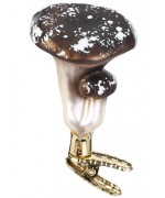 Inge Glas Brown Chanterelle Mushroom Glass Ornament