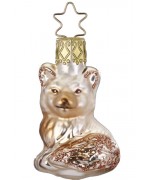 NEW - Inge Glas Little Fox Glass Ornament