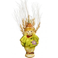 Inge Glas Scarecrow Glass Ornament