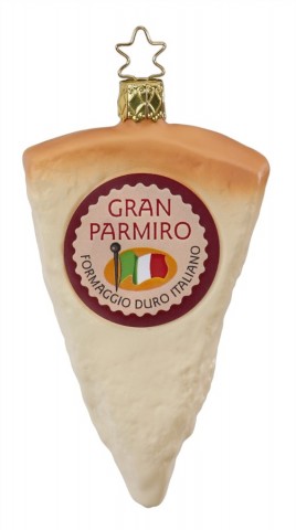 Inge Glas Parmesan Cheese Glass Ornament
