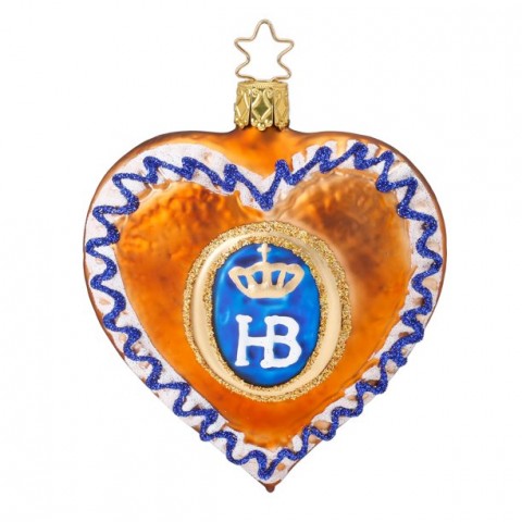 NEW - Inge Glas Hofbrauhaus Gingerbread Glass Ornament