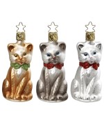 Inge Glas Cat Glass Ornament