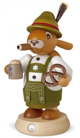 Mueller Smokerman Erzgebirge Bavarian Easter Bunny - TEMPORARILY OUT OF STOCK