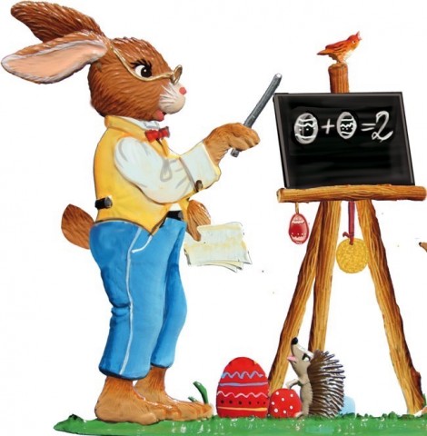 Wilhelm Schweizer Easter Oster Pewter 2019 Teacher Bunny