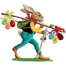 Wilhelm Schweizer Easter Oster Pewter 2020 Traveling Bunny