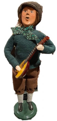 Byers' Choice Leprechaun with a guitar - Irish - TEMPORARILY OUT OF STOCK