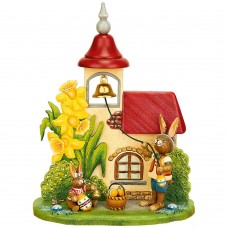 Easter Bells Ringing Original HUBRIG Wooden Figuren - TEMPORARILY OUT OF STOCK