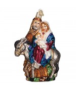 NEW - Old World Christmas Glass Ornament - Flight to Egypt
