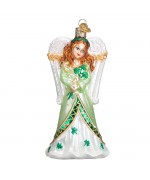 Old World Christmas Glass Ornament - Irish Angel