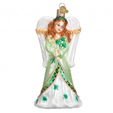 NEW - Old World Christmas Glass Ornament - Irish Angel