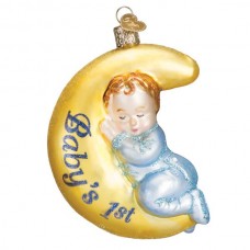 NEW - Old World Christmas Glass Ornament - Dreamtime Boy