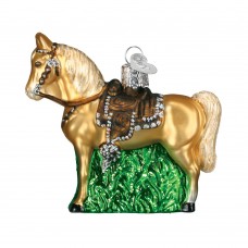 Old World Christmas Glass Ornament - Western Horse