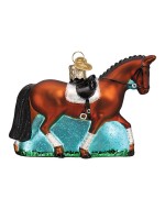 Old World Christmas Glass Ornament - Dressage Horse - TEMPORARILY OUT OF STOCK