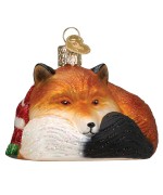 Old World Christmas Glass Ornament - Cozy Fox