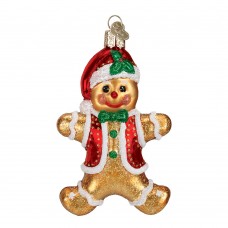 NEW - Old World Christmas Glass Ornament - Gingerbread Boy